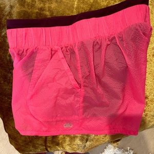 Alo Shorts, with built in tight shorts